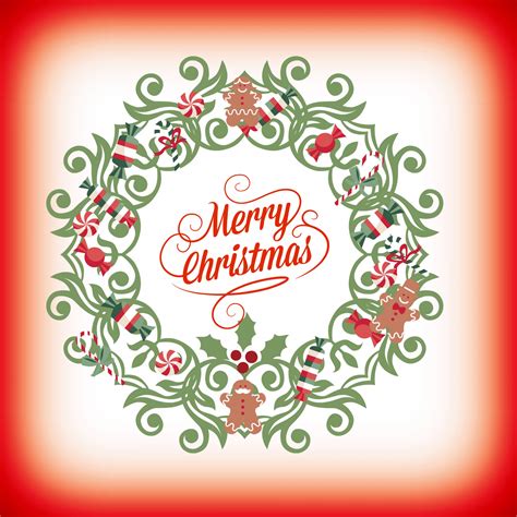 Merry Christmas Wreath Free Stock Photo Public Domain Pictures
