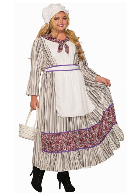 Womens Plus Colonial Costume Historical Costumes