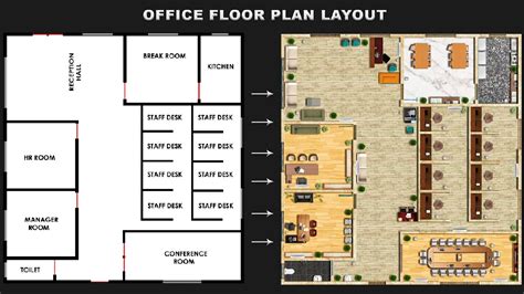 2d Office Floor Plan