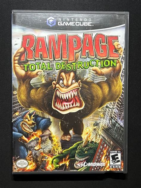 Rampage Total Destruction Nintendo Gamecube Gc Complete Cib Ebay
