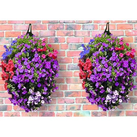 Long Hanging Planter Bags Pack Of Two Outdoor Garden Planters