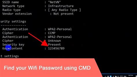 How To Find Wifi Password Of All Network Using Cmd Youtube