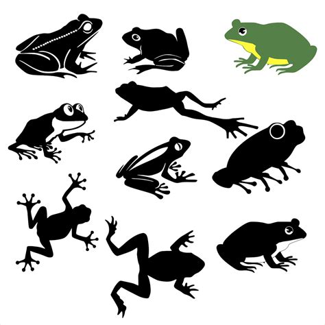 Frog Svg Frog Clipart Frog Cut Files Frog Silhouette Etsy