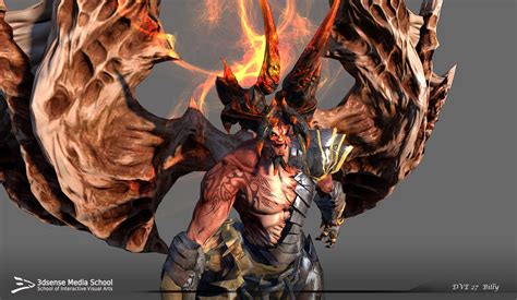 Darksiders Samael Zbrush Model By Billy Ang By 3dsensemediaschool On