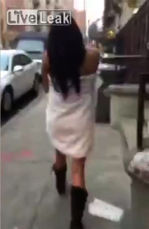 Naked Woman Forced To Walk Down Freezing Street By Abusive Boyfriend Photo
