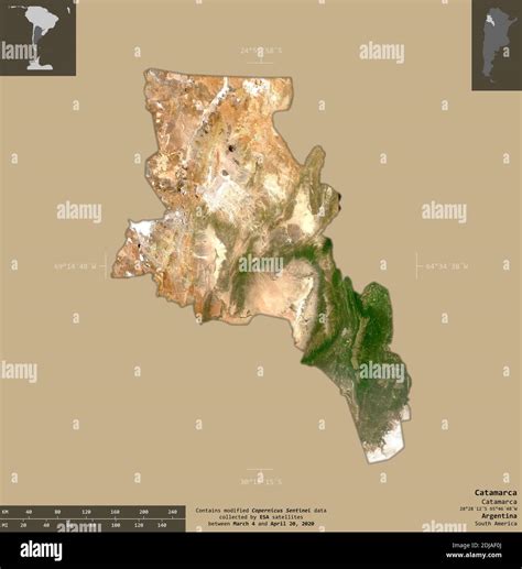 Catamarca Province Of Argentina Sentinel 2 Satellite Imagery Shape