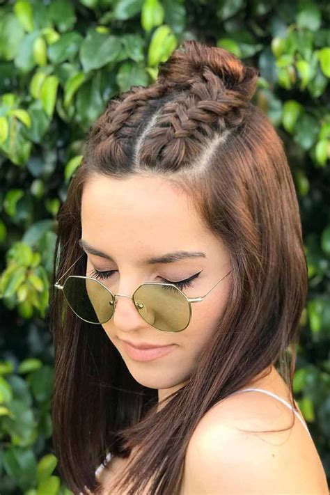 51 Easy Summer Hairstyles To Do Yourself Front Hair Styles Medium