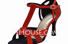 jjshouse latin sandals strap satin heels dance shoes women stock