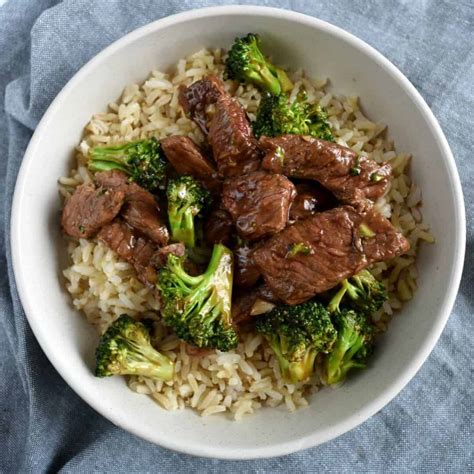 15 Minute Beef And Broccoli Stir Fry Hint Of Healthy
