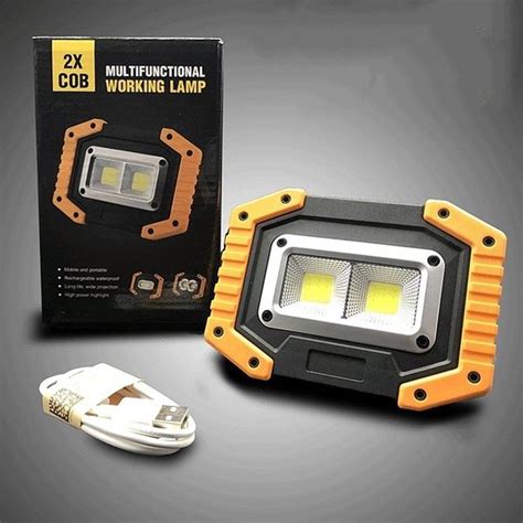 Rechargeable Portable Waterproof Led Flood Lights Work Light For