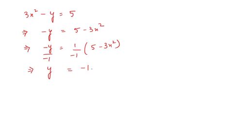 Solveddetermine Whether The Equation Defines Y As A Function Of X