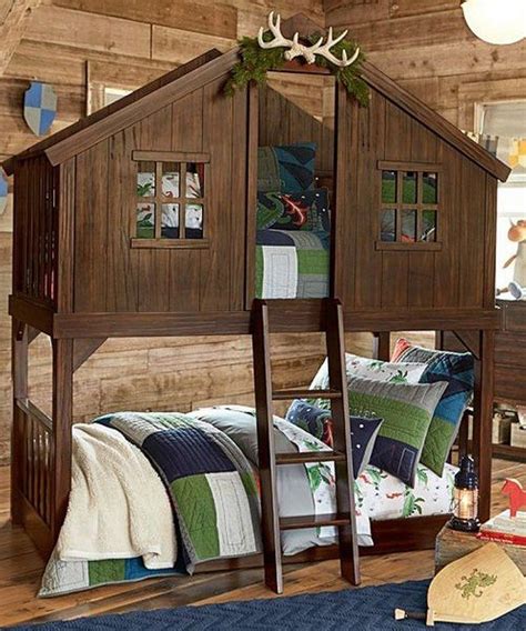 Not only it has a roof, more surprisingly, each section is also equipped with a window so the. How to build a cabin bed | DIY projects for everyone ...