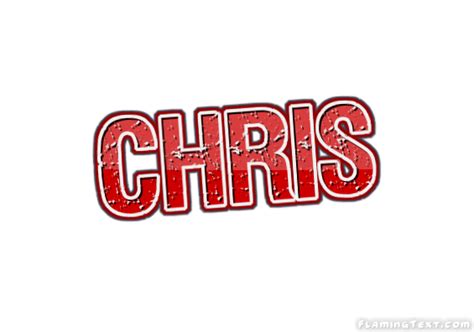 Chris Logo Free Name Design Tool From Flaming Text