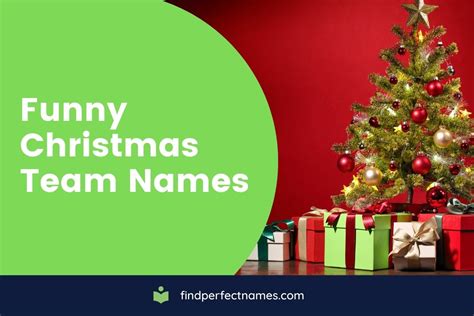 80 Funny Christmas Team Names