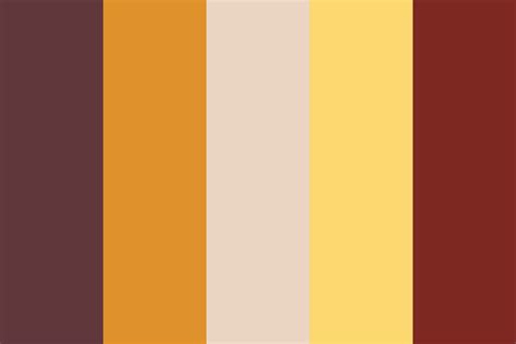 Cranberry And Orange Color Palette