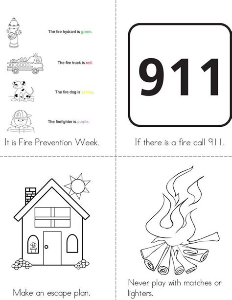 Fire Prevention Week Book Twisty Noodle Fire Prevention Week Fire