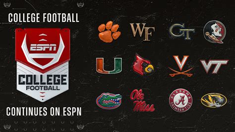 Espns College Football Coverage Continues With Debut Of Abcs Saturday
