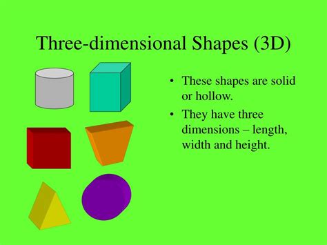 Ppt Objective To Describe Properties Of Solid Shapes Such As