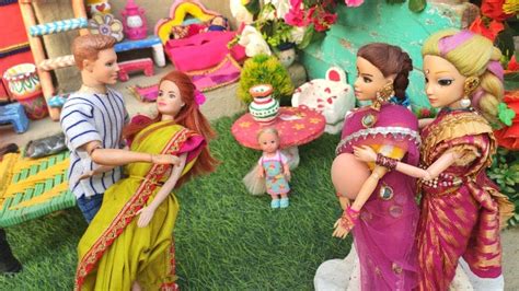 Barbie Doll All Day Routine In Indian Villagepinky Ki Kahani Part 397