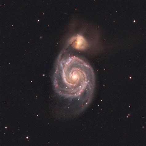 M51 The Whirlpool Galaxy Rastrophotography