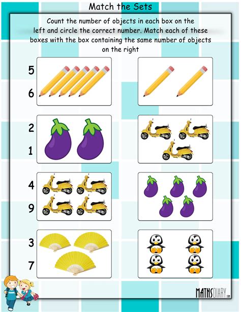 Maths Worksheet On Numbers And Sets Grade 4