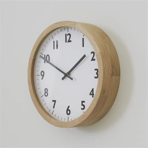 Oak Small Wall Clock The White Company Small Wall Clock Clock