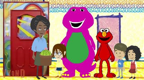 Barney Elmo And Friends Stella Comes To Visit Flowers Plants And
