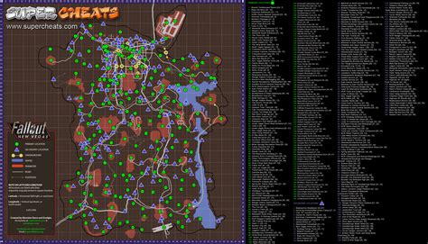 Fallout New Vegas Map With All Locations Litobattle