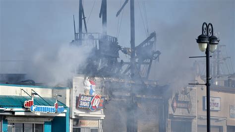 Video Boardwalk Fire In Ocean City Nj