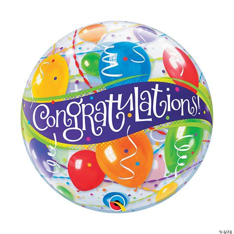 Congrats 22 Bubble Balloon Discontinued