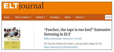 Extensive Listening Why Bother Willys Elt Corner