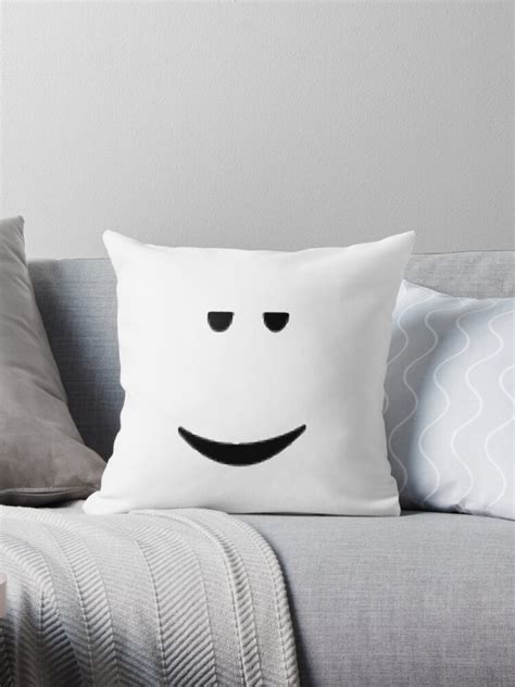 Chill Face Throw Pillow By Smokeyotaku Redbubble