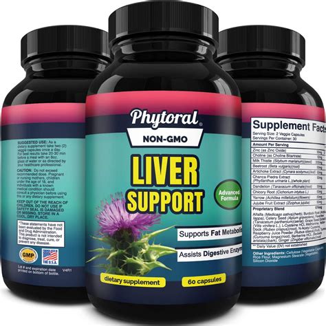 Natural Liver Support Supplement With Zinc For Immune Support Detox