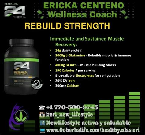 Herbalife Rebuild Strength Immediate And Sustained Muscle Recovery