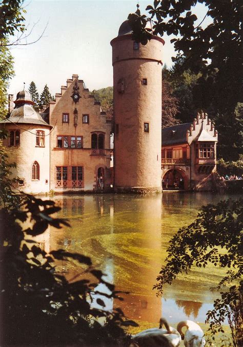 Mespelbrunn Castle Is A Medieval Moated Castle On The Territory Of The
