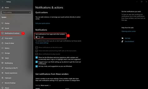 How To Turn On Or Off Notifications From Apps And Other Senders In