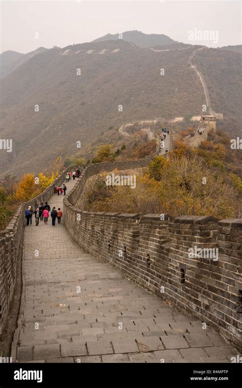 Great Wall Of China At Mutianyu Stock Photo Alamy