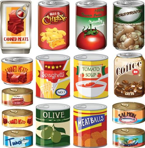 Royalty Free Canned Food Clip Art Vector Images And Illustrations Istock