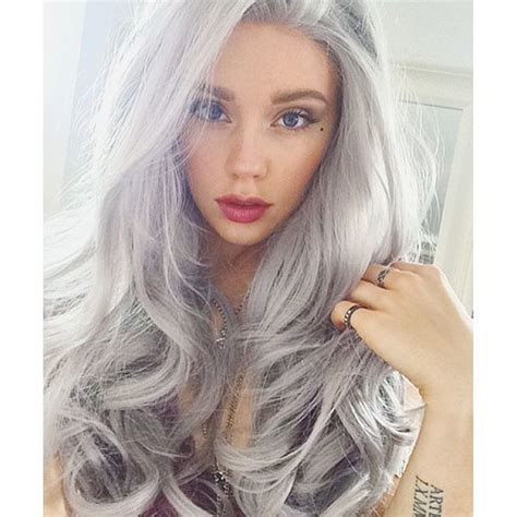 This can make your hair look a bit strange at. 16 Ways to Rock the Gray Hair Color Trend