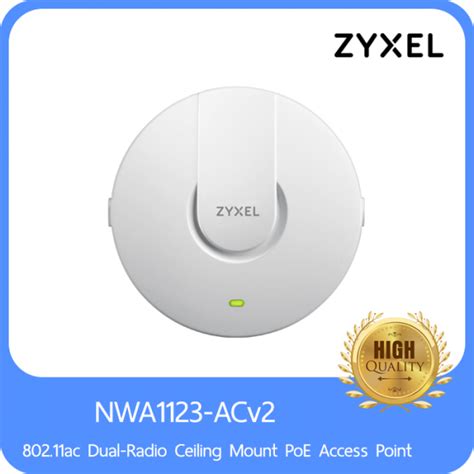 Nwa1123 Acv2 Zyxel Wireless Access Point 80211ac Ceiling Mount Poe