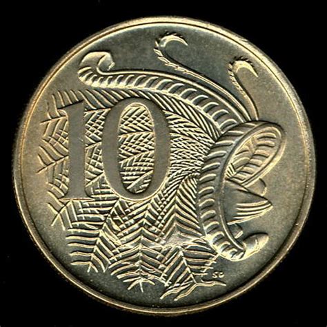 Coin 10 Cents Australia 1966