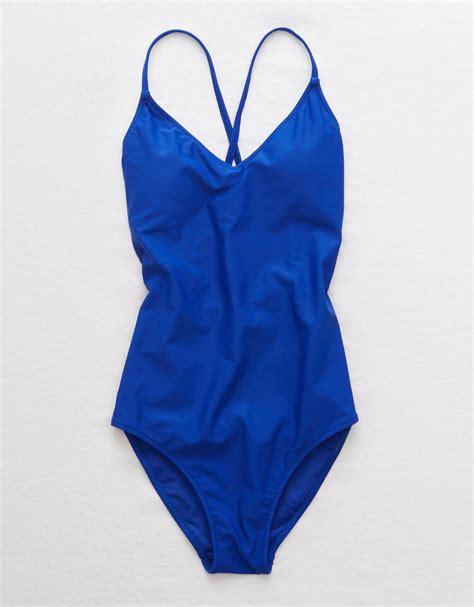 Aerie Strappy Back One Piece Swimsuit Star Aerie For American Eagle