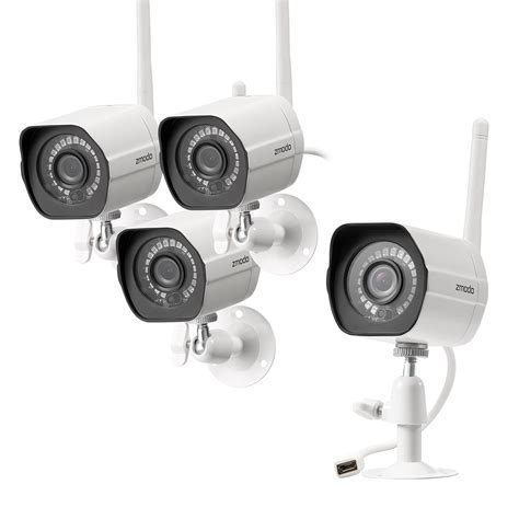 Zmodo Smart Wireless Security Cameras 2 Hd Indoor Outdoor Wifi Ip