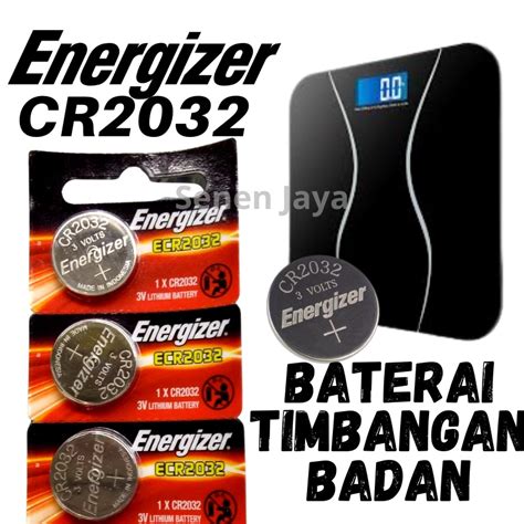 Jual Baterai Batre Batrai Timbangan Badan Digital Energizer CR2032