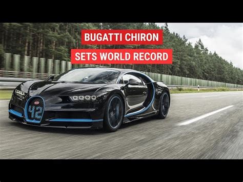 Bugatti Chiron Sets A World Record