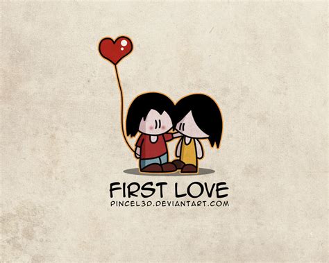 First Love Wallpaper By Pincel3d On Deviantart