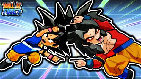 New Gt Kid Goku And Ssj4 Goku Fusion Dragon Ball Fusions 3ds Kid Ssj4