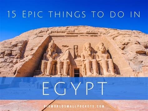 15 Epic Things To Do In Egypt Big World Small Pockets