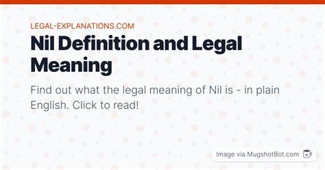 Nil Definition What Does Nil Mean