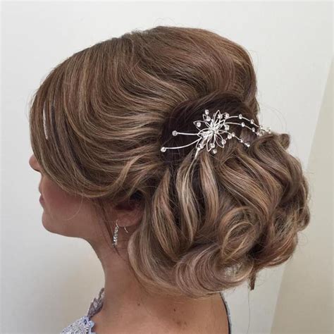 Formal Loose Chignon Updo Mother Of The Bride Hairdos Mother Of The